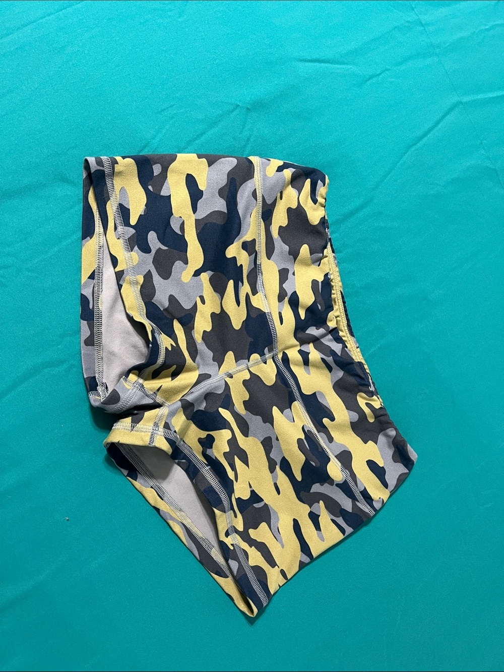 FLEO Camo Print Athletic Shorts